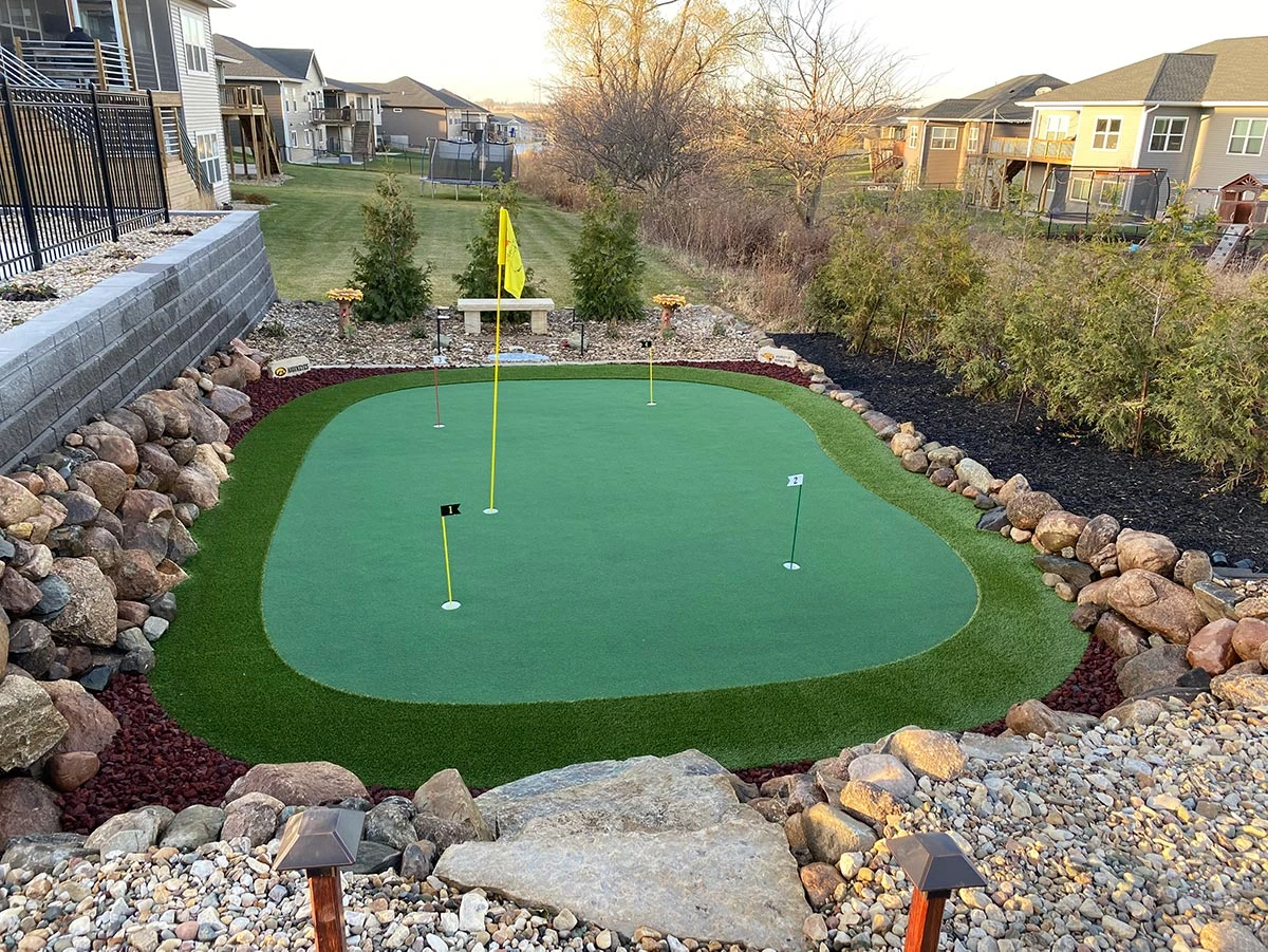 Synthetic Putting Green Design And Install in Cypress, TX